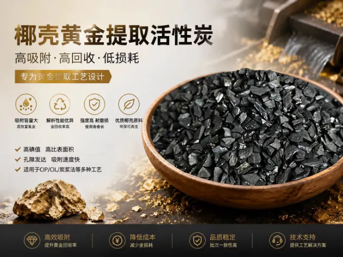 Huajing Coconut Shell Gold-Recovery Carbon: Ökar guldåtervinningen, sänker kostnaderna och ökar effektiviteten
